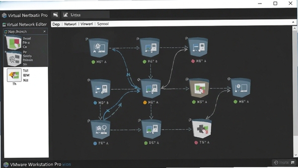 VMware Workstation Pro��������༭�����棬չʾ��������ͼ���ڵ������������ִ���ƽ�����