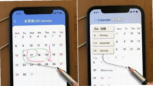��Ψ��������URCalendarʹ�ý̳̲���ͼ��չʾ�ճ̴�����ͬ������