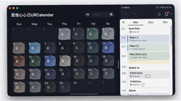 ��Ψ��������URCalendar������չʾͼ����ʾ����ͼ���ճ��б�
