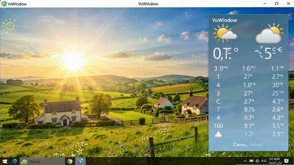 YoWindow ��̬������ֽ���������棬չʾ�������ĵ����羰�������ֽ��ʵʱ����ͬ�������澫����ɫ�����ޣ�UI��Ƽ���ִ������������������