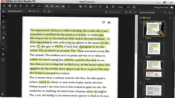 Adobe Acrobat Reader DC �Ķ�ģʽչʾ�������ı��Ͳ��������ͼ