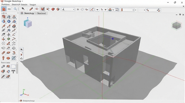 Google SketchUp�ٷ�����չʾ����ά��ģ���������ڣ���๤����������ģ����ͼ���ִ�����񣬸�����Ⱦ