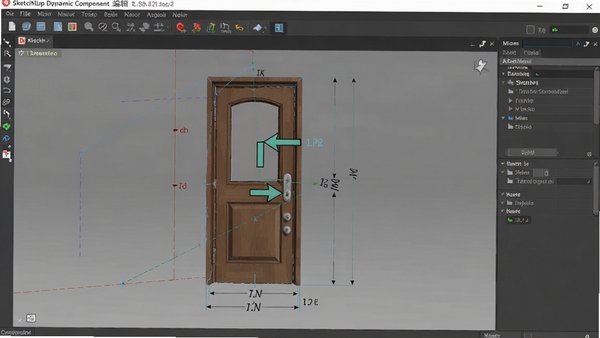 SketchUp��̬����༭����ģ�ʹ���ͷ������������ע����ʾ�ߴ磬����רҵ