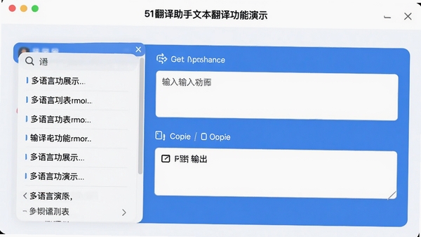51���������ı����빦����ʾ���������б�չ��������������������ʾ��֧��һ���ʶ��͸��ƣ����������Ѻ�