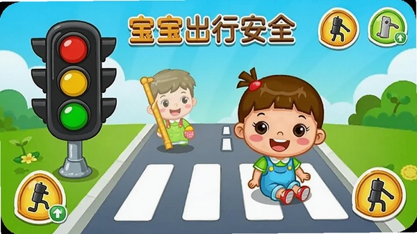 �������а�ȫ-������ʿ��Ϸ������չʾ���������̵ơ������ߡ���ͨ��ͯ��ɫ������������ã���ȫ��ʶ�����ɼ�