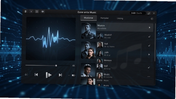 ����Music���������ͼ��չʾ���岥�����������б����Ƽ��б�������ɫ����4K����