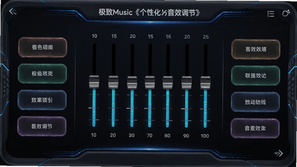 ����Music���Ի���Ч������壬����Ϊ10�ξ��������飬����Ϊ��ЧԤ�谴ť������Ƽ���ʮ��