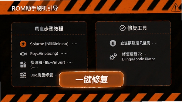 ROM����ˢ���������棬��ʾ����̳̺��޸����ߣ�����Ϊ��ɫ��ʾ���ͻ����һ���޸�����ť��