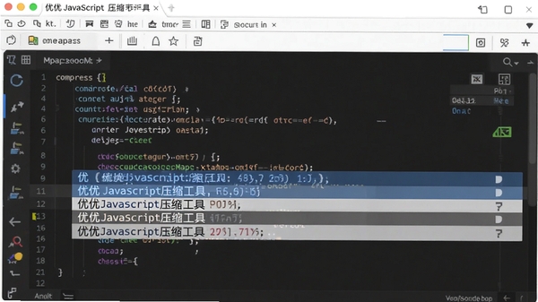 ����Javascriptѹ����������Source Map��ʾ��ͼ������༭������ʾѹ��������ӳ���и���������Ϊ����������߹�����ʽ