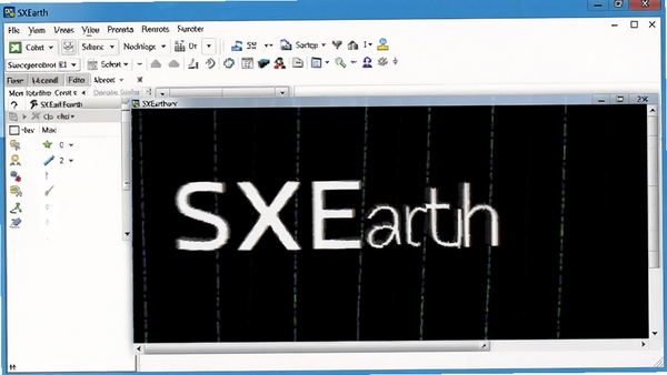 һ��SXEarth�����������ޱ��������������ͼ������չʾ�����ɹ���Ч����
