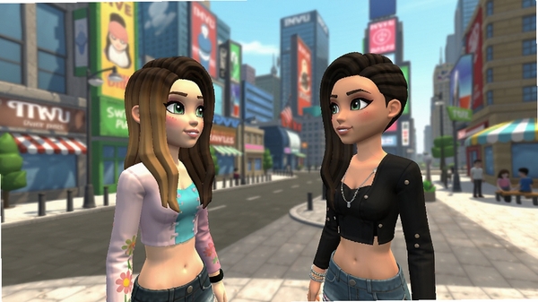 һ��չʾIMVU��Ϸ��3D�����ɫ�ھ�������������Ľ�ͼ������ɫ�����ޣ���ɫ����ʱ�У�����Ϊ���������ⶼ�У�ͻ���罻��Χ