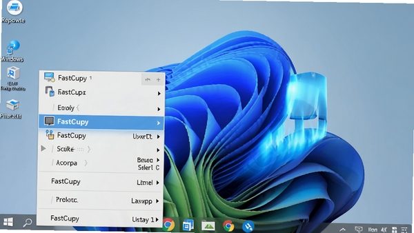 FastCopy��Windows 11�Ҽ��˵�����ʾ�����������ֽ�������˵�������������