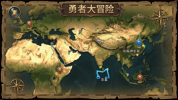 ���ߴ�ð����Ϸ��ͼ���棬չʾȫ���ͼ�϶����ǵ㣬������������Ľ���й���ũ�ܵȣ���ͼ�����вر�ͼ�ʸУ�������ͣ�ϸ�ڷḻ��