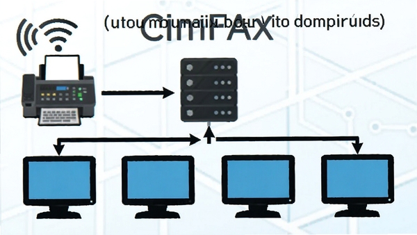 һ��CimFAX���԰���մ�����Զ��ַ�����ͬԱ�����Ե�����ͼʽ�廭���������������ź�ͼ�ꡢ������ͼ��Ͷ�������նˣ���ͷ��ʾ�ַ�·��������Ϊǳɫ�Ƽ����񣬷���ƽ������