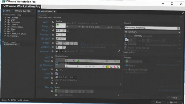 VMware Workstation Pro��������ý��棬����CPU���ڴ���Դ