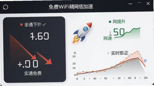 ȫͨ���WiFi�����������ٽ��棬��ʾ�ӳ���ֵ�½��������������л������ͼ���ʵʱ�ٶ�����