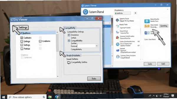 STDU Viewer������Windows�����ϣ�������ʾ����ѡ��ͼ��������ã�������ϵͳ���Դ��ڣ�ͻ����װ���Ż����ɵķ�Χ��