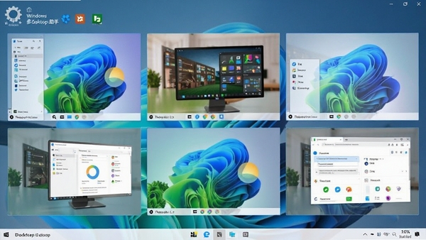 Windows������С�����������ͼ��չʾ���������������ͼ��ÿ���������в�ͬӦ�ã��������ִ���ɫ�����죬ͻ����Ч����������ĺ��Ĺ��ܡ�