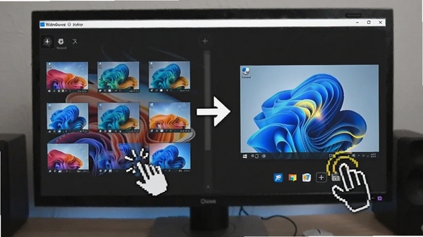 Windows������С���ִ���������Ĳ�����ʾ��������Ӻ�ͼ�꣬��̬չʾ��������ͼ��������
