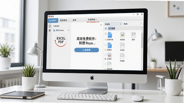 EXCELתPDF��Ѱ������������ͼ��չʾ����ת�����������ļ��б�������Ϊ�ִ��칫��������������Ļ��ʾ�������棬ɫ������������ͻ����Ч��ݵ�ת�����顣