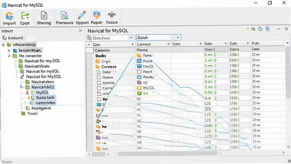 Navicat for MySQL ͼ�λ�����չʾ��������������Ҳ�����������񣬶����������������뵼�������ݵȰ�ť��������רҵ��ࡣ