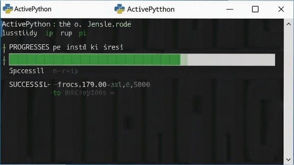 ActivePython��������������pip install�Ľ�ͼ���ն˴�����ʾ��װ�������ͳɹ���ʾ