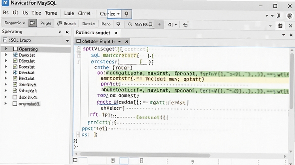 Navicat for MySQL ��ѯ���������棬��ק�ֶ����� SQL ��䣬������ʾ�﷨������ֱ��