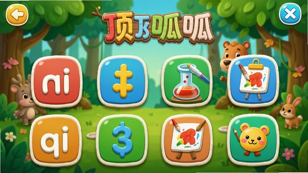 �ٶ����ɶ��������������棬��ͨ���ɫ���������������ѧϰģ��ͼ�꣬��ƴ������ѧ����ѧ���滭�ȣ�������ɭ�ֺͶ���Ԫ�أ�3D��Ⱦ�����廭��