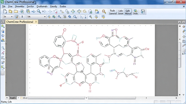 ChemDraw Professional ���������ͼ��չʾ��ѧ�ṹ���ƹ������빤������֧�ָ�����ʾ