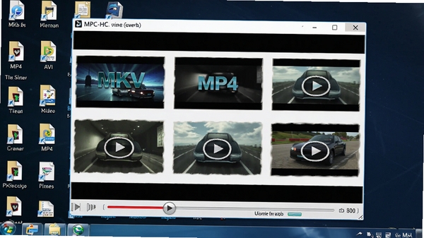 MPC-HC���������Ŷ��ָ�ʽ��Ƶ�Ľ�ͼ�������ж����Ƶ�ļ�ͼ�꣬������������ʾMKV��MP4��AVI�ȸ�ʽ������ͼ
