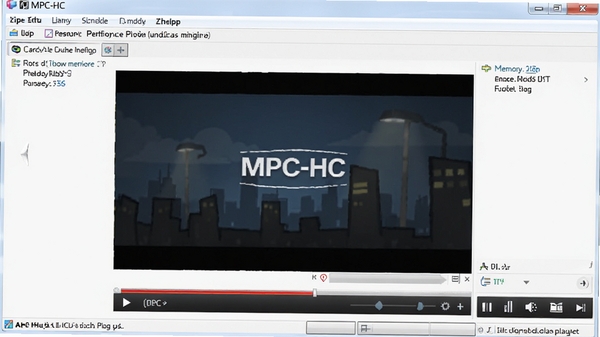 MPC-HC������ռ����Դ�͵�ϵͳ�����������ͼ����ʾ�ڴ�ռ�ú��٣�����Ϊ�ɾ��Ĳ���������