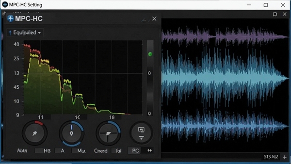 MPC-HC��Ƶ������壬��ʾ���������������ã�����Ϊ��Ƶ����ͼ