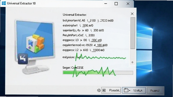 Universal Extractor������Windows 10ϵͳ�ϵĽ�ͼ����ʾ������ȡһ�����Ͱ�װ�����������ӽ���ɣ��������࣬��������