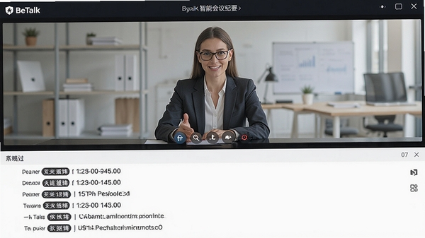 BeTalk���ܻ����Ҫ���棬��Ļ��Ϊ���������֣��Ϸ�Ϊ��Ƶ���黭�棬�·�Ϊʵʱ���ɵ����ּ�Ҫ�����������˱�ǩ��ʱ��������רҵ����Ϣ����