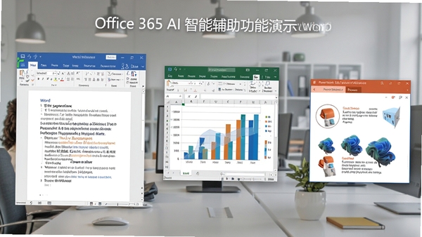Office 365 AI���ܸ���������ʾ��Word�ĵ�����ʾд�����飬Excelͼ���Զ����ɣ�PowerPoint�����д��ڡ�