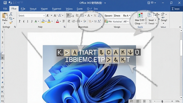 Office 365ʹ�ý̳̽�ͼ��չʾWord�ĵ��༭���棬ͻ����ݼ�������ʾ��