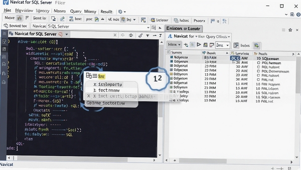 Navicat for SQL Server ��ѯ�༭������ʾ��ɫSQL����ͽ���������沼�ֺ�����ǿ������������ʾ����