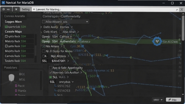 Navicat for MariaDB�����������ã�����SSH��֤��SSL����ѡ��