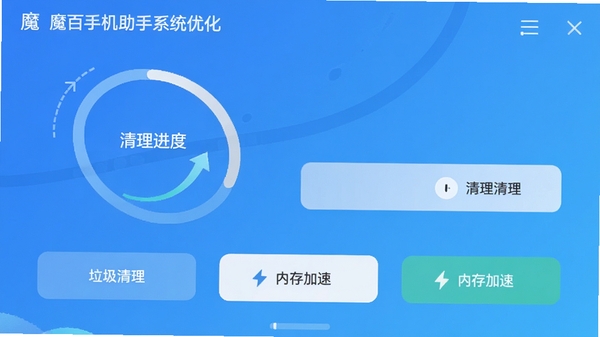 ħ���ֻ�����ϵͳ�Ż����棬��ʾ�������Ȼ������ܰ�ť���������������ڴ���٣�����Ϊ��ˬ��ɫ