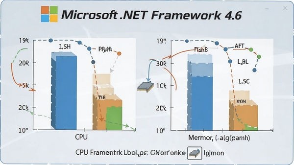 Microsoft .NET Framework 4.6�����Ż�ͼʾ��չʾCPU���ڴ�ռ�öԱ�