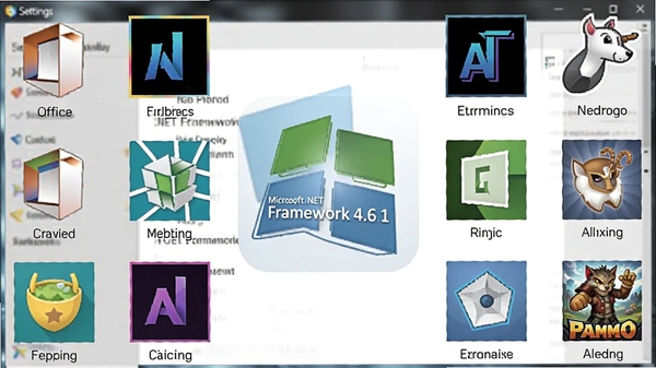 Microsoft.NET Framework 4.6.1 ���ݶ���������У���������Ϊ������ͼ�꣬���ܻ��Ƴ��ð칫����ơ���Ϸ����ͼ�꣬����Ϊϵͳ���ý���