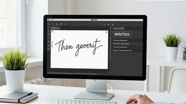 WRITEit��������չʾ����ʾ��д������ʶ����������Ϊ�ִ��칫���棬ɫ����������