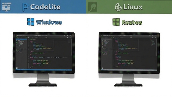 CodeLite��Windows��Linuxƽ̨���жԱ�ͼ��չʾ��ƽ̨һ����