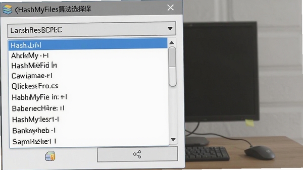 HashMyFiles�㷨ѡ��˵��������б�չʾ���ֹ�ϣ�㷨ѡ��