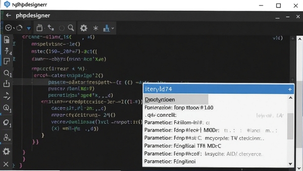 phpdesigner����������ʾ���ܣ�������ȫ�б��Ͳ���˵��