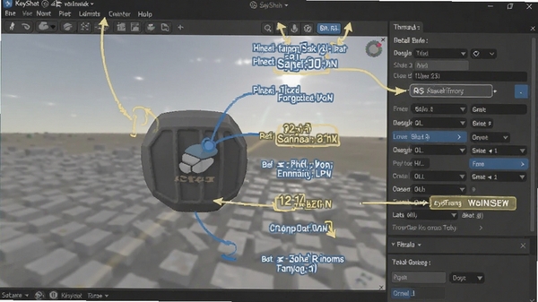 KeyShot���������ͼ����ע��ݼ���ʾ����Ⱦ������塣