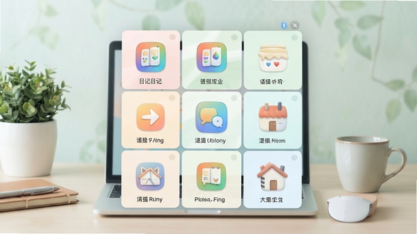 �Ź����ռ���������������ͼ��չʾ�Ź��񲼾֣�����Ϊ��Լ���µ����滷����ɫ����ͣ�ͻ������ͼ��������棬���дʵ����