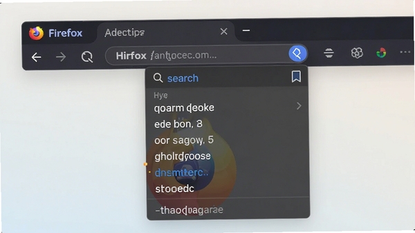Firefox �๦�ܰ����ܵ�ַ�����볡������ʾ�������������б���������ʷ��¼����ǩͼ�꣬����Ϊǳɫ���䣬ͻ�������Ƽ�����