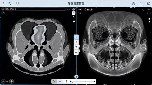 ��ҽ�ܼ�Ӱ��鿴���棬��ʾCBCT��ά�ؽ�ͼ��ȫ��Ƭ��֧�����š��������ߣ�ҽ��Ӱ��רҵչʾ