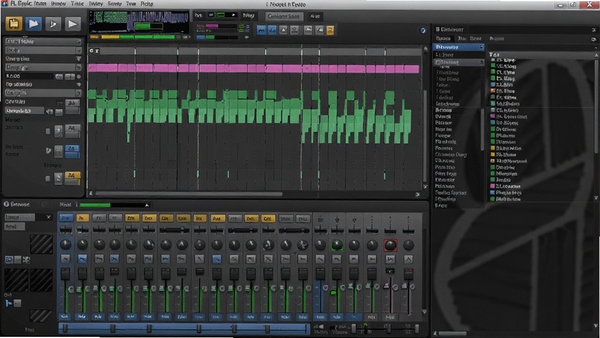 FL Studio �������ͼ��չʾ����������������̨���������壬�ִ���ɫ���⣬�߷ֱ�����������